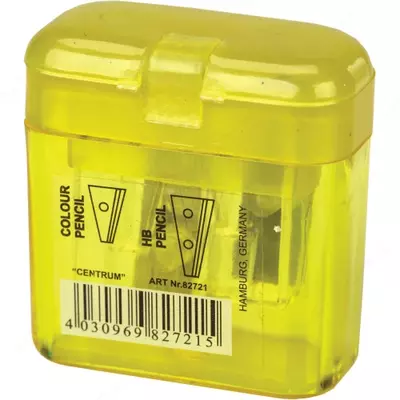 Точилка с 2 лезвиями и контейнером для мусора