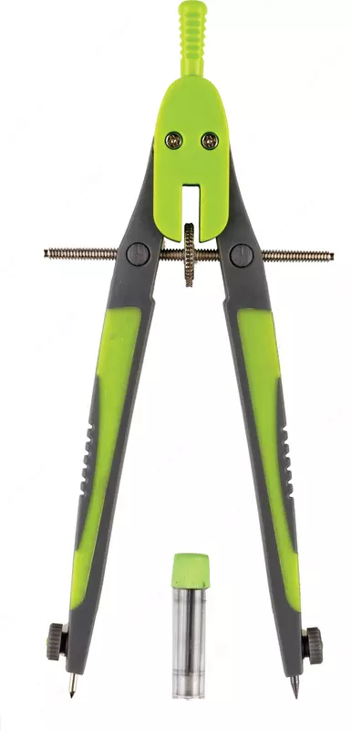 Циркуль пластмассовый с дополнительными стержнями/в блистере - 15 000 сум