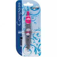 15 000 сум Циркуль пластмассовый с дополнительными стержнями/в блистере