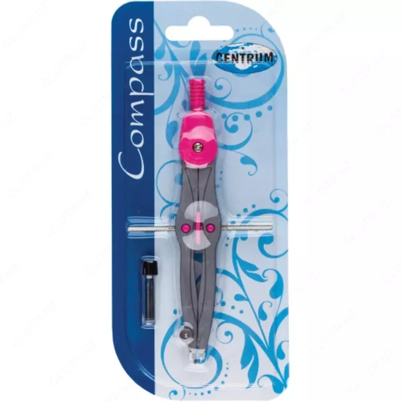 15 000 сум Циркуль пластмассовый с дополнительными стержнями/в блистере