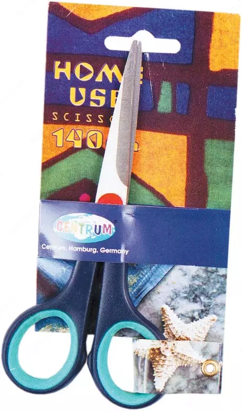 Ножницы HOME USE 140 мм с резиновыми ручками - 9 000 сум