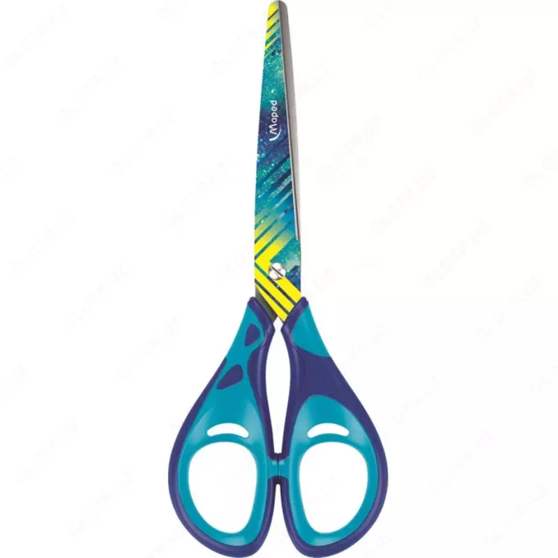 Bolalar qaychi 160 mm (turli xil rangdagi tutqich)