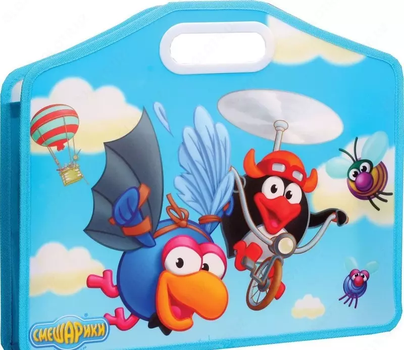 Папка-портфель "Смешарики" 370х320 мм