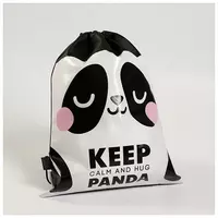 Рюкзак для спортивной обуви "Панда" Только в розницу