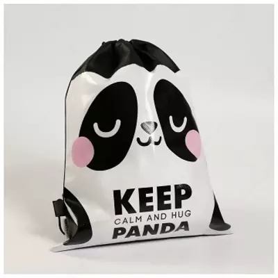 Рюкзак для спортивной обуви "Панда" Только в розницу