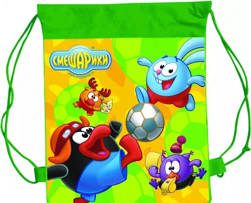 Сумка "Смешарики" 24х35 см (нетканое полотно)