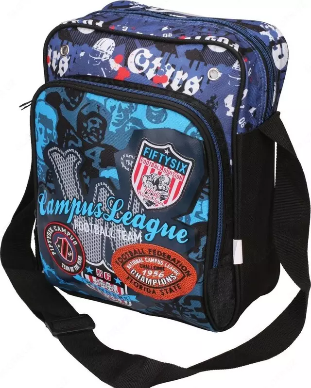 Сумка молодежная CAMPUS LEAGUE 36х30х11 см