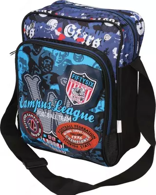 Сумка молодежная CAMPUS LEAGUE 36х30х11 см