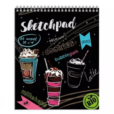 Скетчпад для эскизов А6 125х150 мм