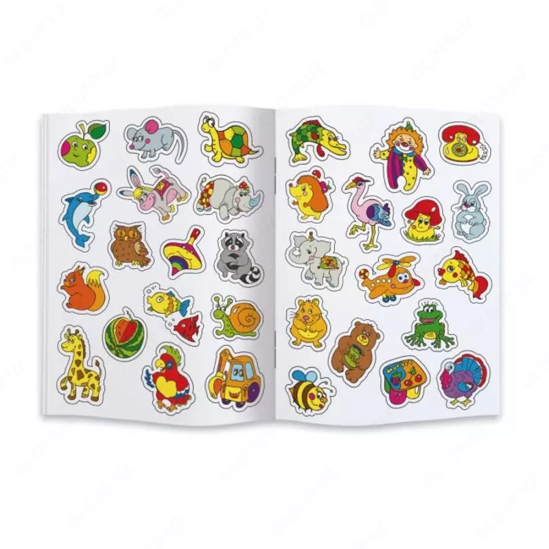 Раскраска с наклейками 205х280 мм