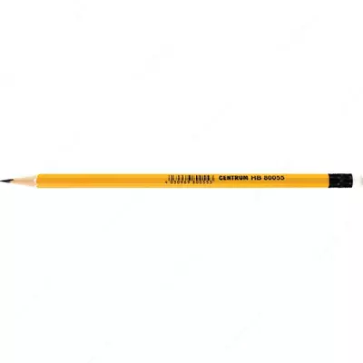 Карандаш НВ деревянный с ластиком