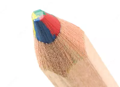 4-хцветный грифель