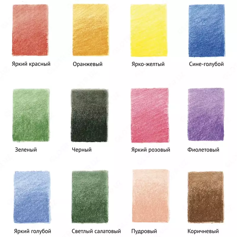 Rangli akvarel qalamlari GAMMA "Litsey"