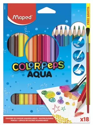 Карандаши цветные акварельные ColorPeps Aqua