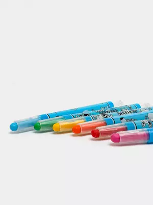 Мелки восковые Twist с выдвижным стержнем