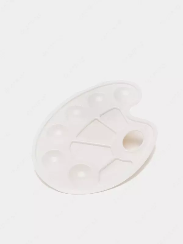 Акварельная палитра с 10 ячейками 17х23 см (пластик)