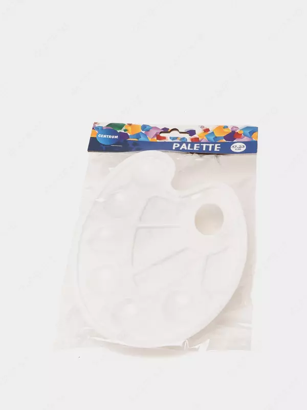 10 000 сум Акварельная палитра с 10 ячейками 17х23 см (пластик)