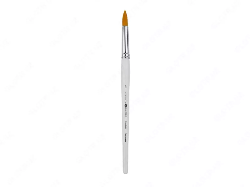 Sintetik cho'tka №6 (6 mm) dumaloq
