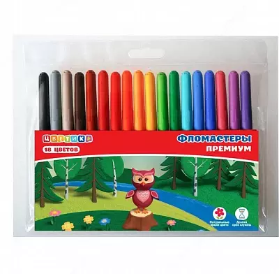Набор фломастеров "Цветик" Премиум