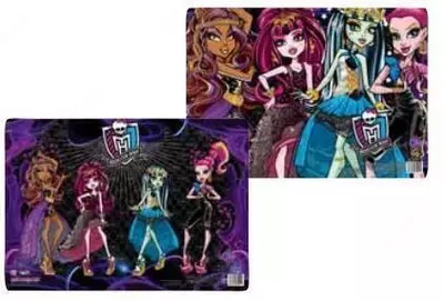 Покрытие на стол Monster high А4 0.45 мм, с принтом, пластик ассорти, Centrum