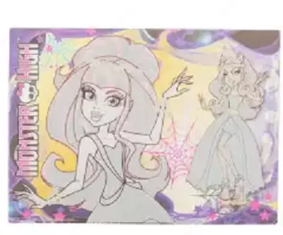 Покрытие-раскраска на стол Centrum Monster High, пластиковая, водная, А3, 43х29 см