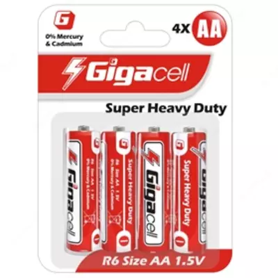 Batareya AA Gigacell Super Heavy Duty