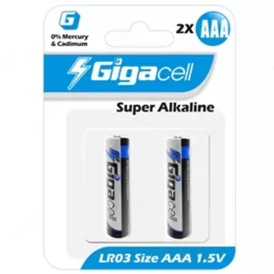Батарейка ААА Gigacell Super alkaline (LR03)