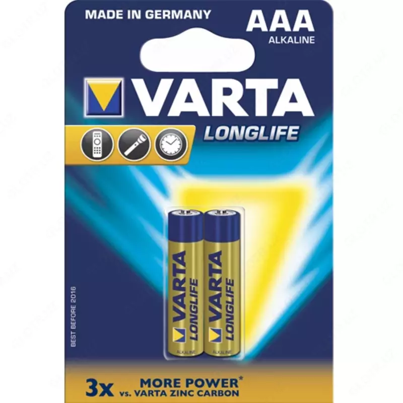 Батарейка ААА Varta LONGLIFE