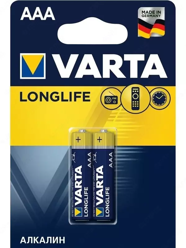 Батарейка ААА Varta LONGLIFE - 8 000 сум