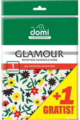 Салфетка из микрофибры Domi Glamour - 21 300 сум / шт.
