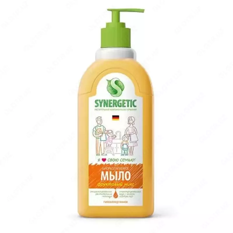 Мыло жидкое для мытья рук и тела Synergetic