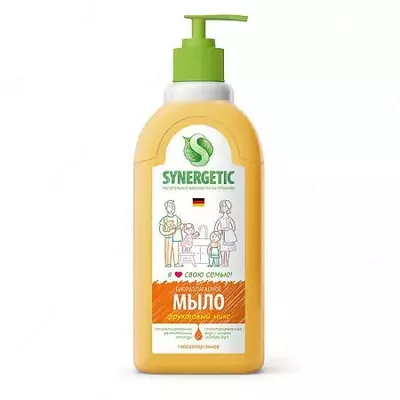 Мыло жидкое для мытья рук и тела Synergetic