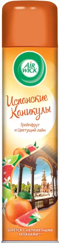 Освежитель воздуха Air Wick Испанские каникулы "Грейпфрут и цветущий лайм"