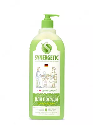 Средство для мытья посуды и детских игрушек Synergetic "Яблоко" 103052