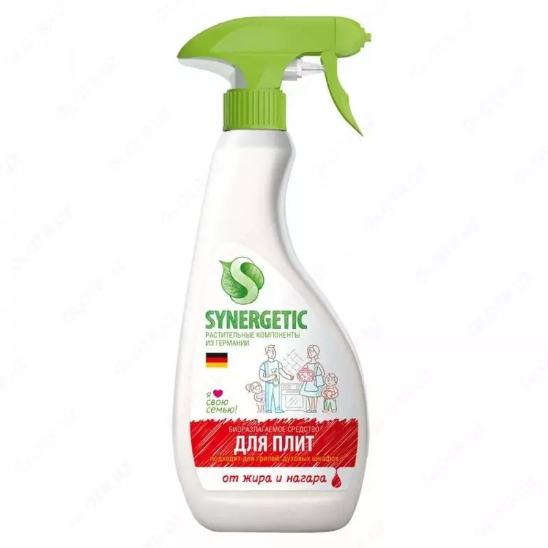 Средство для кухонных плит от жира и нагара SYNERGETIC