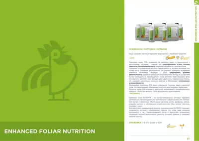 УСИЛЕННОЕ ЛИСТОВОЕ ПИТАНИЕ - Цена по запросу