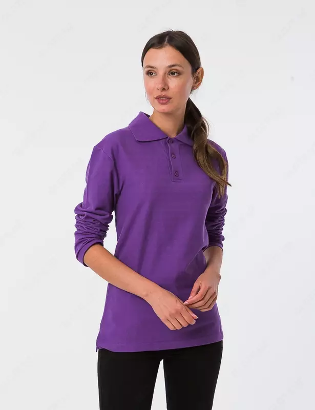 Поло с логотипом (с длинным рукавом) - от {0} сум