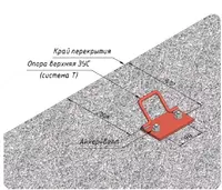 Кронштейн и опоры ЗУС (Защитно-улавливающая система) Adamant Profi