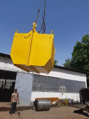 Контейнер челюстной самораскрывающийся