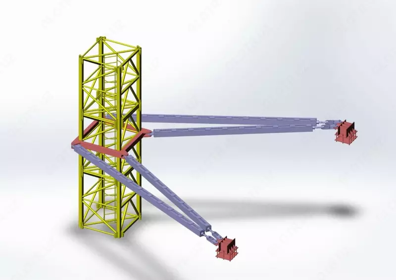 Крепежные системы для башенных кранов (пристежки)