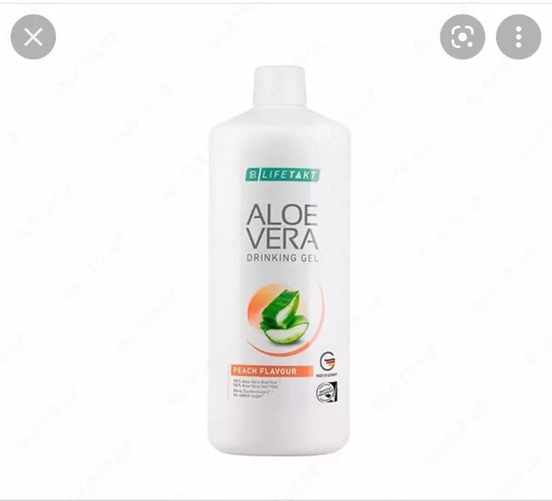 Aloe Vera shaftoli ta'mi bilan 1000 ml ichimlik jeli