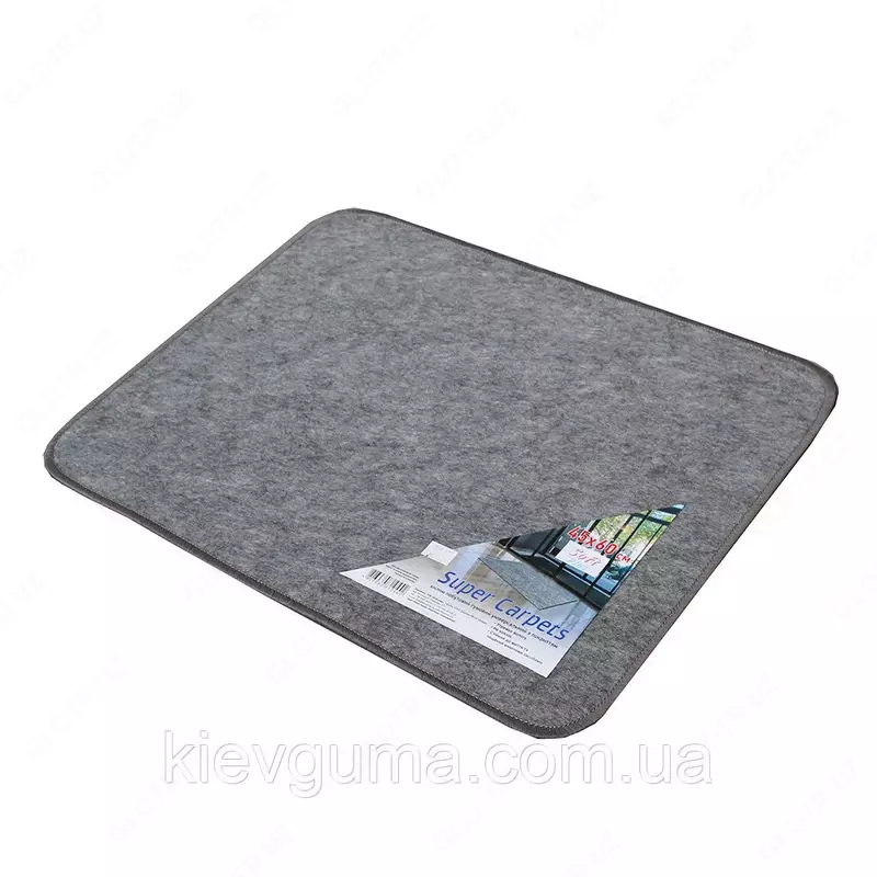 Коврик "Soft" серый 45х60 см