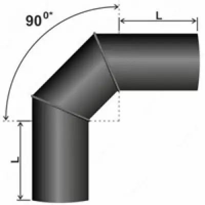 Отвод сварной 90˚