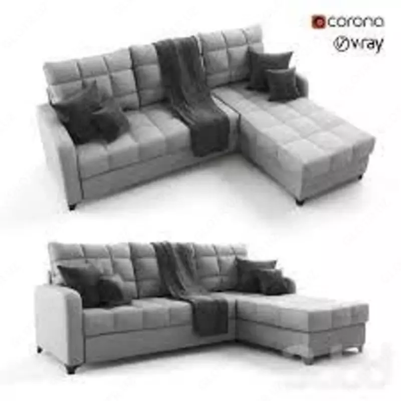 Мягкий диван уголок