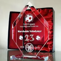 Награды из стекла с логотипом