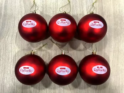 Ёлочные игрушки с логотипом