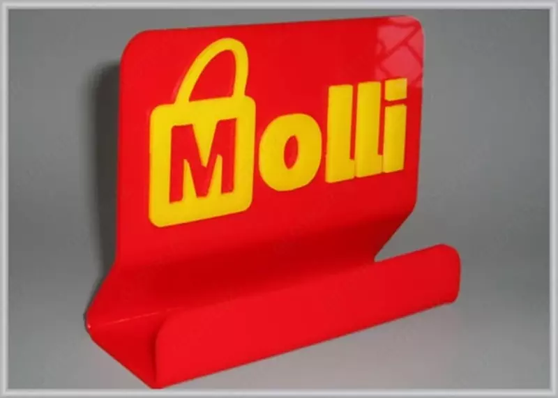 Подставка для визиток с логотипом