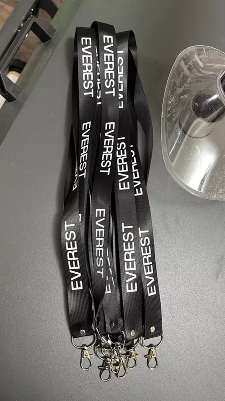  Logotipli nishon uchun lanyard (bir tomonlama  reps) PRO press