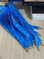  Logotipli nishon uchun lanyard (bir tomonlama  reps) - PRO press