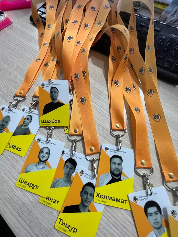  PRO press - Logotipli nishon uchun lanyard (bir tomonlama  reps)